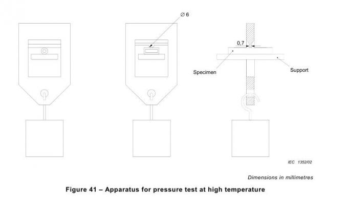 IEC 60884-1 Gerät zur Druckprüfung bei hoher Temperatur zur Wärmebeständigkeit 0